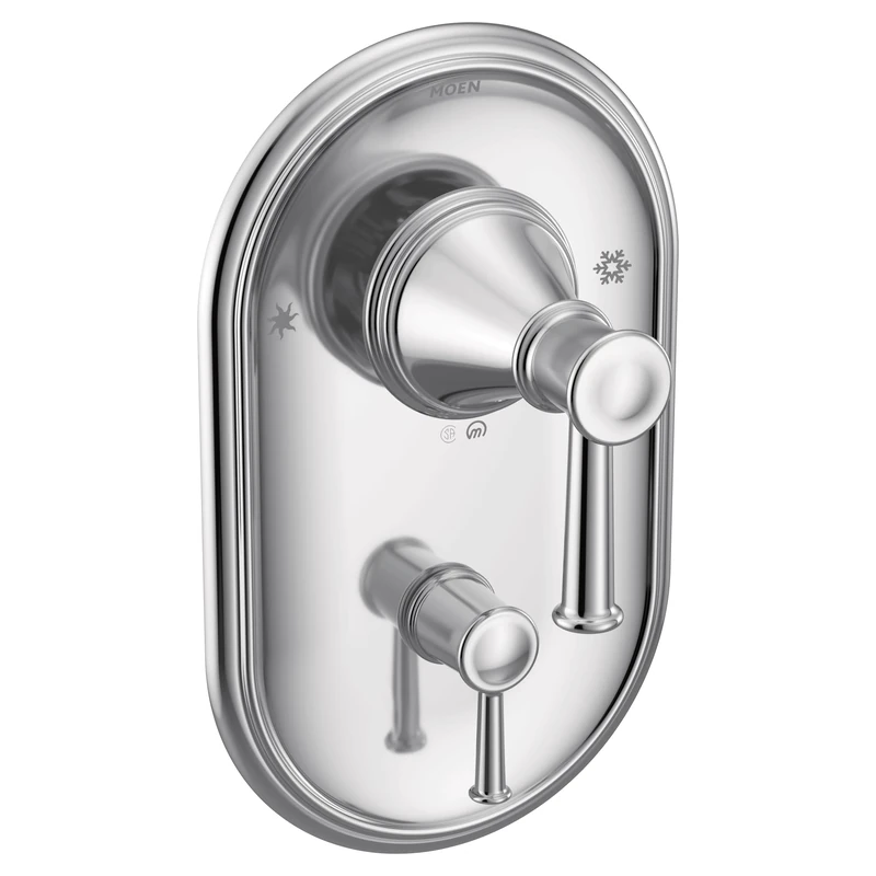 Moen T2310 Belfield Posi-Temp with Built-in 3-Function Transfer Trim Kit Without Valve, Chrome
