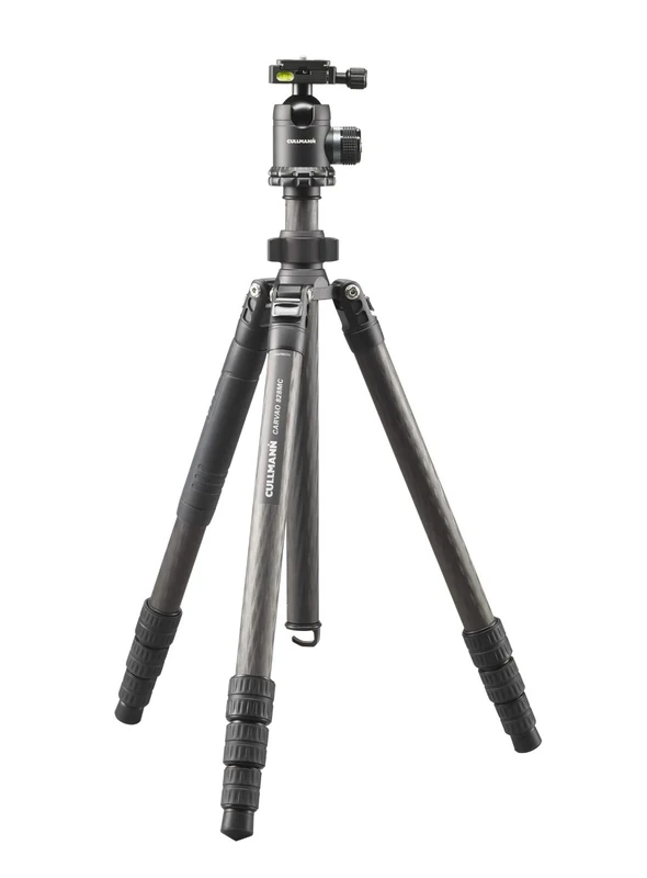 Cullmann - 56865 - Carvao 828MC tripod made of carbon (max. 164,5cm extension height, packing size 49cm, max. load 15kg, weight 1730g)