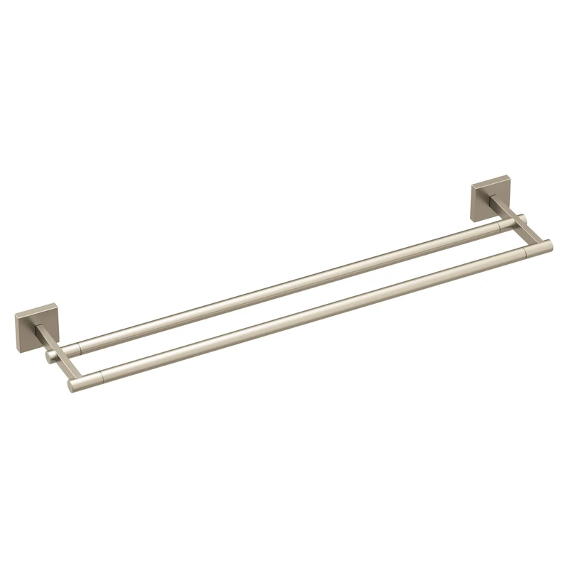 Moen BP1822BN Triva 24" Double Towel Bar, Brushed Nickel (BN)