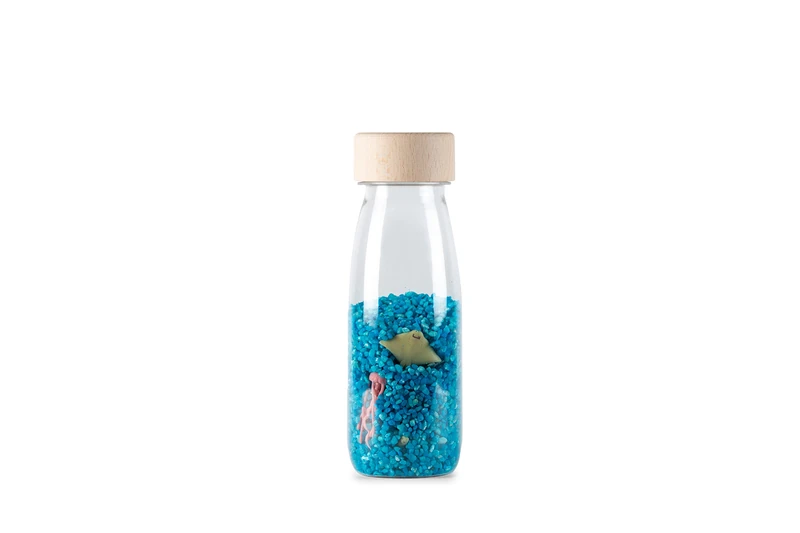 PETIT BOUM - Sea Spy Bottle I A microcosm in each bottle I Discover, Learn and Have Fun I Sensorial Bottles for Kids - Image 1