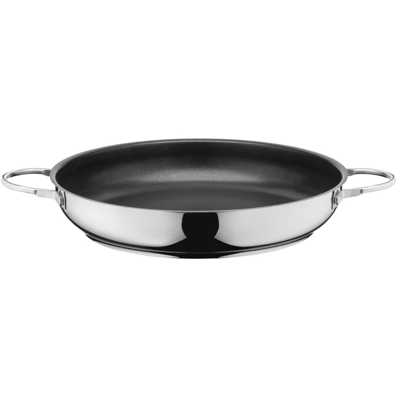 Silit Calabria Serving/Frying Pan Induction 32 cm Stainless Steel Coated Stainless Steel Handle Oven Safe for Gentle Roasting
