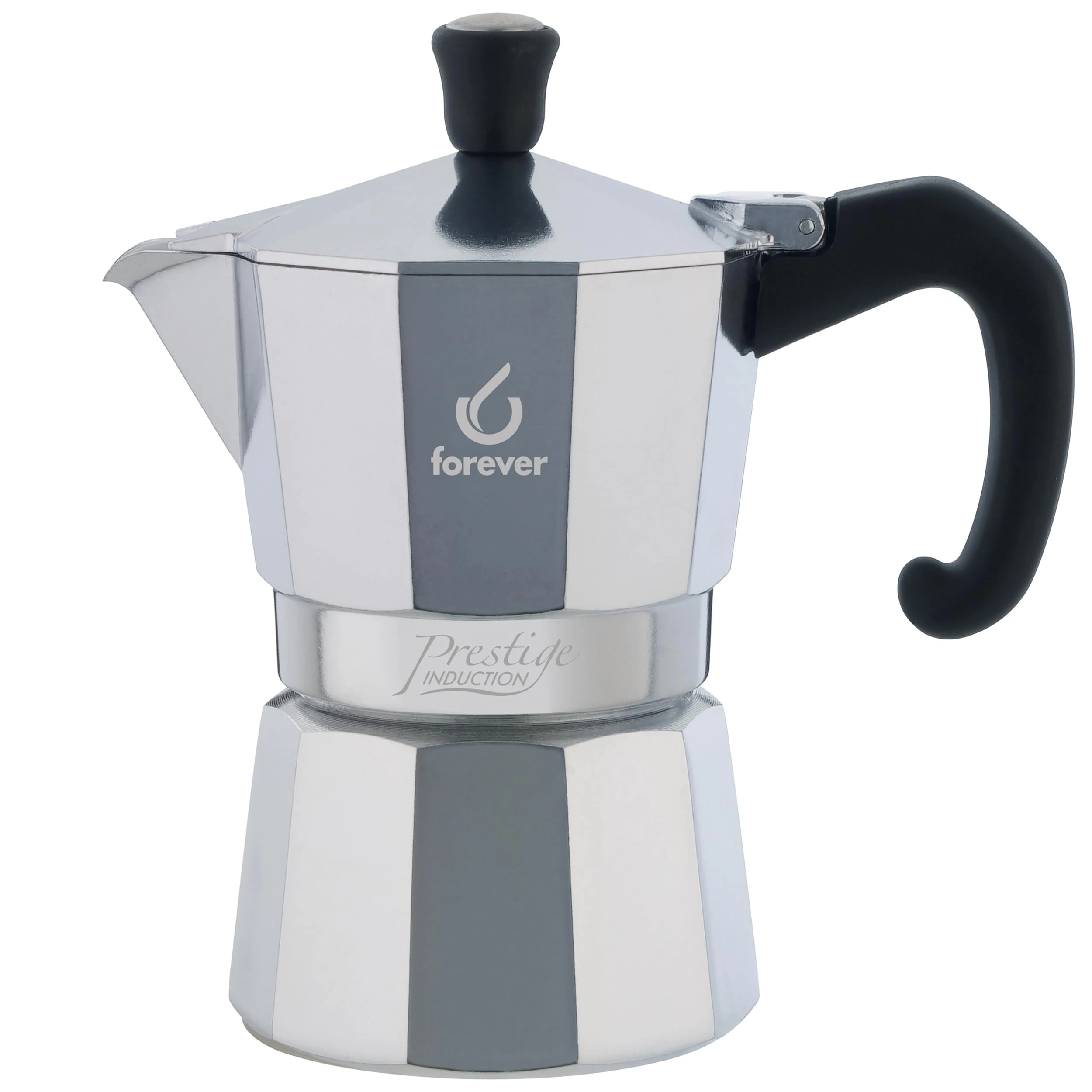 FOREVER Kaufgut FRV290605 Moka Coffee Maker, Tz.3 Prestige Induction