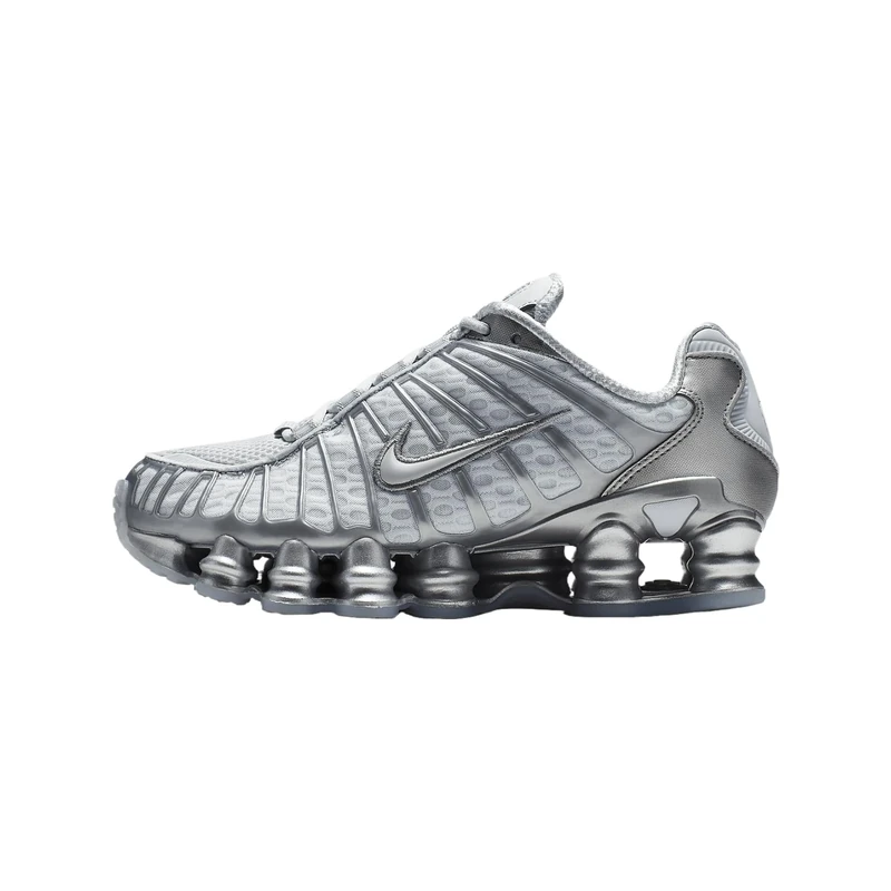 Nike W Nike Shox Tl, Women’s Track & Field Shoes, Multicolour (Pure Platinum/Chrome 3), 7 UK (41 EU)
