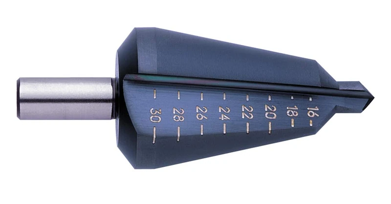 Exact 50119 Sheet Metal Drill Bit Size A, HSS, TiAlN Coating