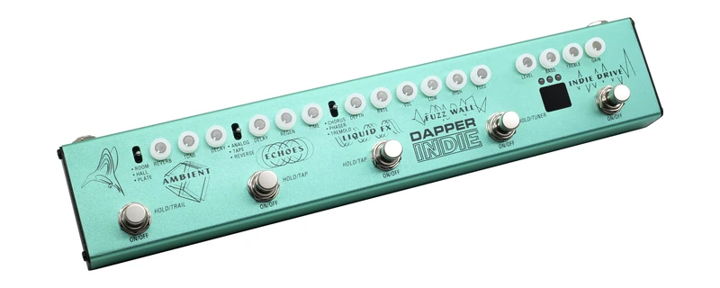 Valeton VES-5 - Dapper Indie guitar-multieffekt-pedalboard