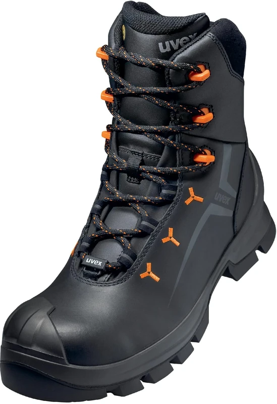 Uvex VIBRAM Work Boots - S3 CI HI HRO SRC Safety Boots - Water and Oil Resistant - Size: 2.5 UK