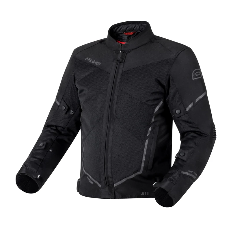 Ozone Moto Textile Jacket Jet II Black - Size M