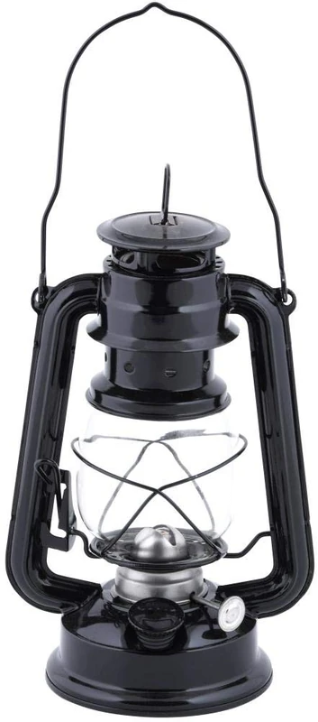 Fallen Fruits Hurricane Oil Lantern Black