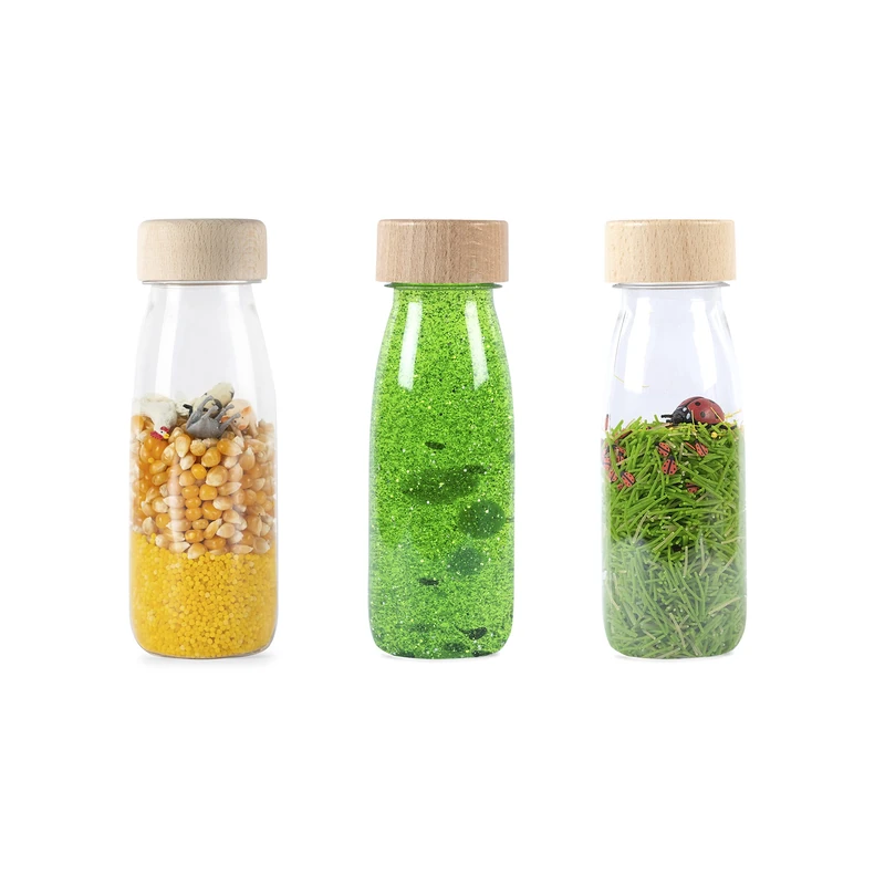 PETIT BOUM Sensory Bottles - Learn Colors and Sounds Set - Image 1