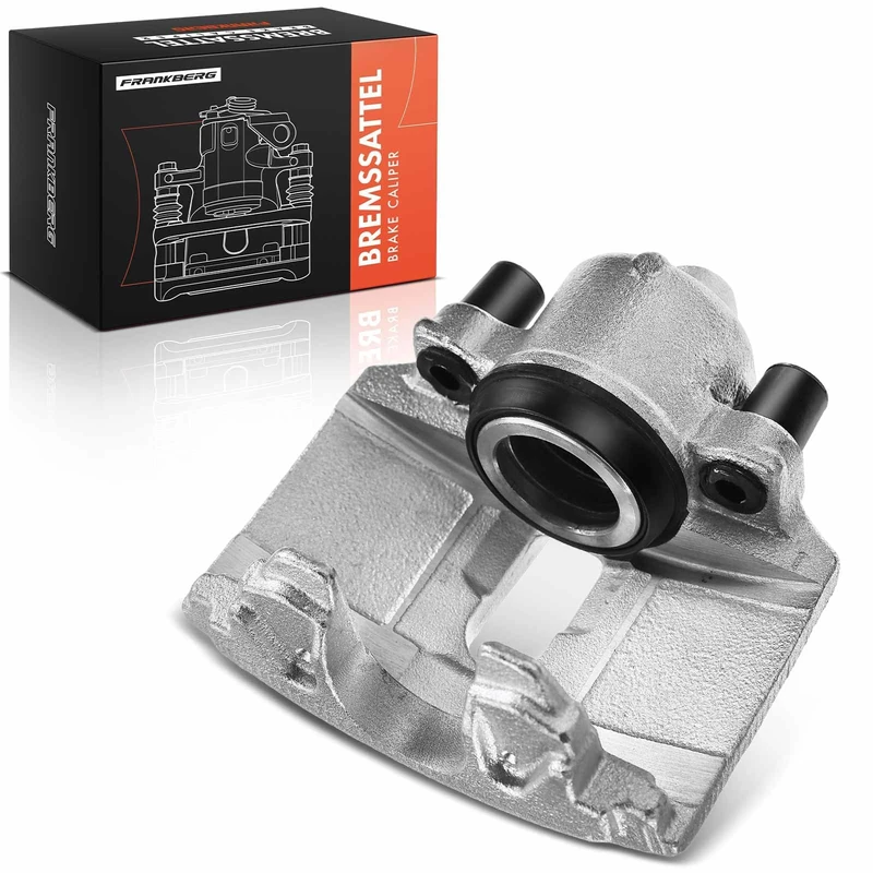 Frankberg Brake Caliper Disc Brake Front Right Compatible with Golf Plus Golf V Golf VI P.a.s.s.a.t Fabia II Fabia III A3 O.c.t.a.v.i.a II Leon C.a.d.d.y III Replace# 1K0615124E