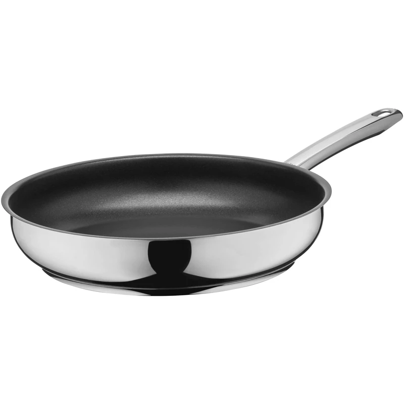 Silit Calabria Induction Frying Pan, 28 cm, Stainless Steel Coated, Oven-Safe, for Gentle Cooking