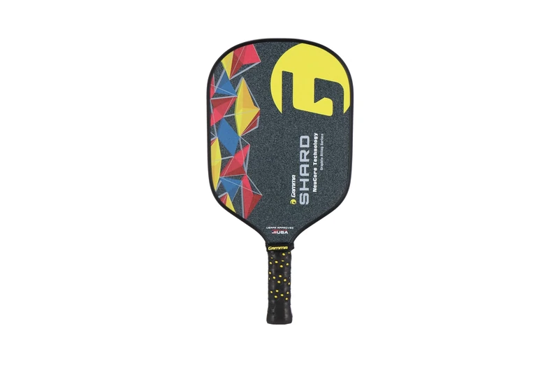 GAMMA Sports Shard NeuCore Pickleball Paddle, Graphite Power Surface and Honeycomb Grip, Extra Spin Shard