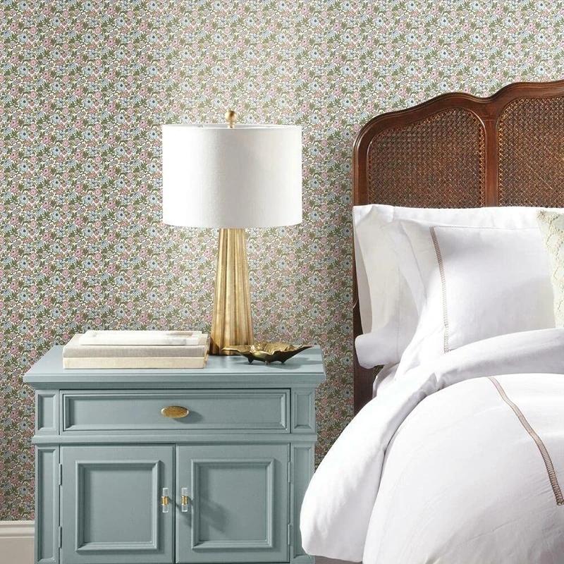 RoomMates RMK11317RL Floral Ditzy Vine RMK1131, Pink