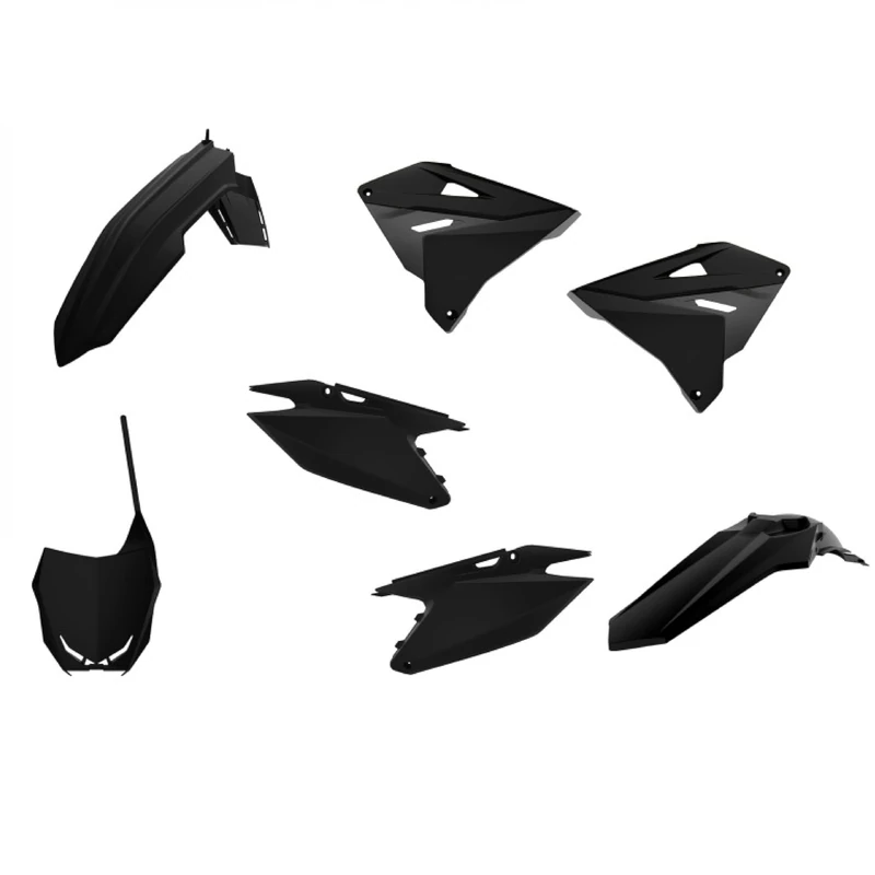 POLISPORT 90865 Polisport MX Restyling Replica Kit for Those Looking for OEM Quality for Suzuki Motorcycles in Black
