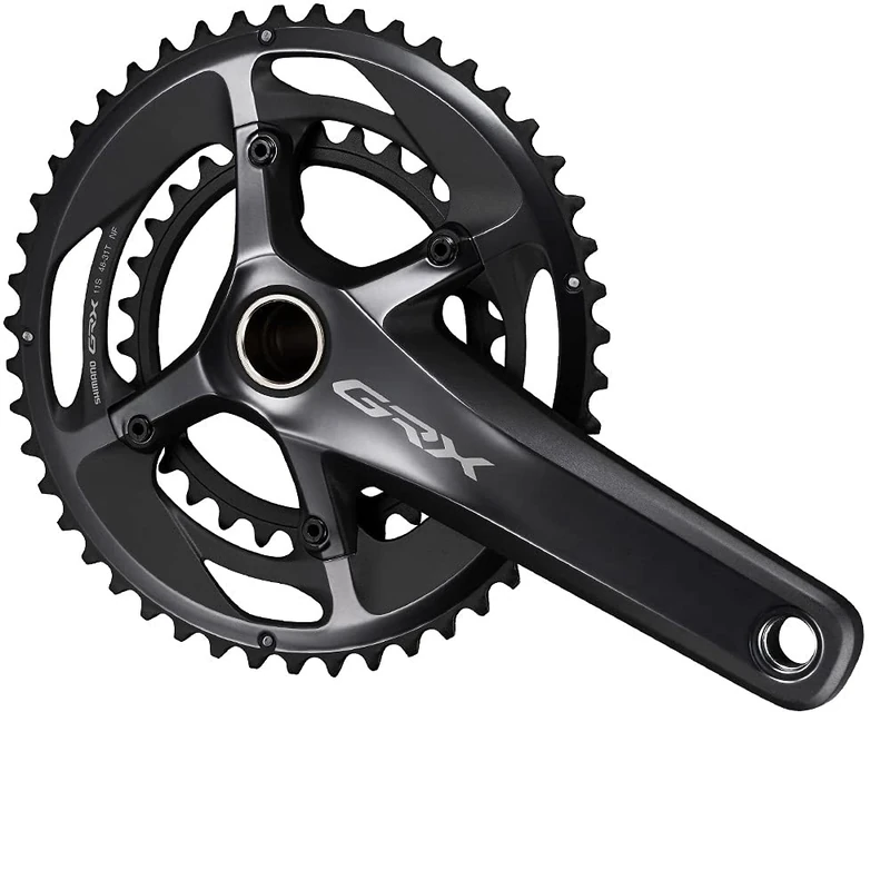 Shimano GRX FC-RX810 GRX chainset 48/31, double, 11-speed, Hollowtech II, 170 mm 48/31 teeth, Grey,FCRX8102CX81