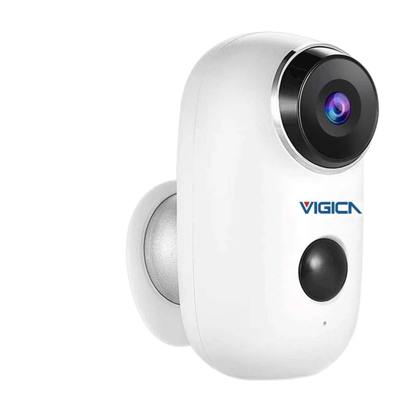 Wireless Rechargeable Battery Security Camera Wire Free Indoor Outdoor Surveillance IP Camera Waterproof Two Way Audio PIR Sensor Body Detection HD Night Vision