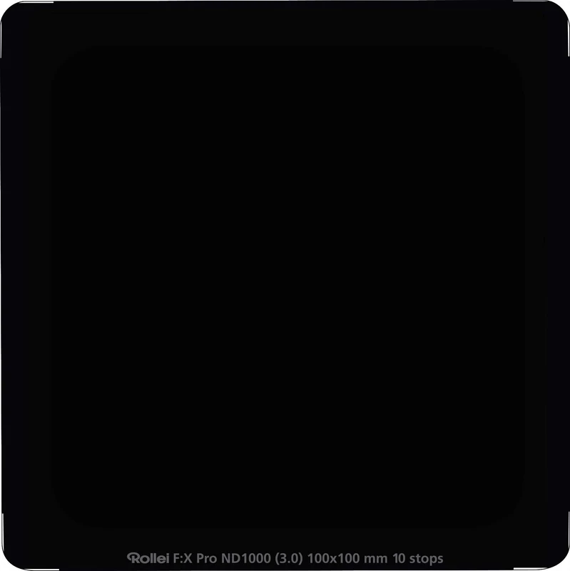 Rollei Filter F:X Pro ND 1000 Filter 100 mm Gorilla Glass with Luminance Coating Ideal for Long Exposures during the Day