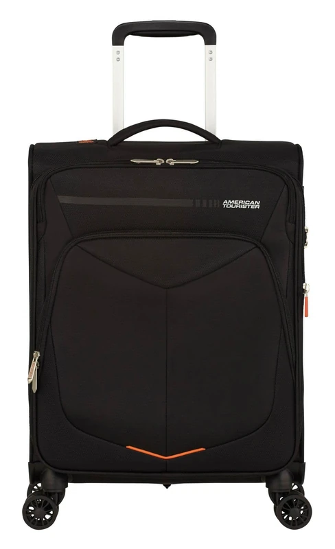 American Tourister Summerfunk - Spinner S, Expandable Hand Luggage, 55 cm, 43/46 L, Black - Image 1