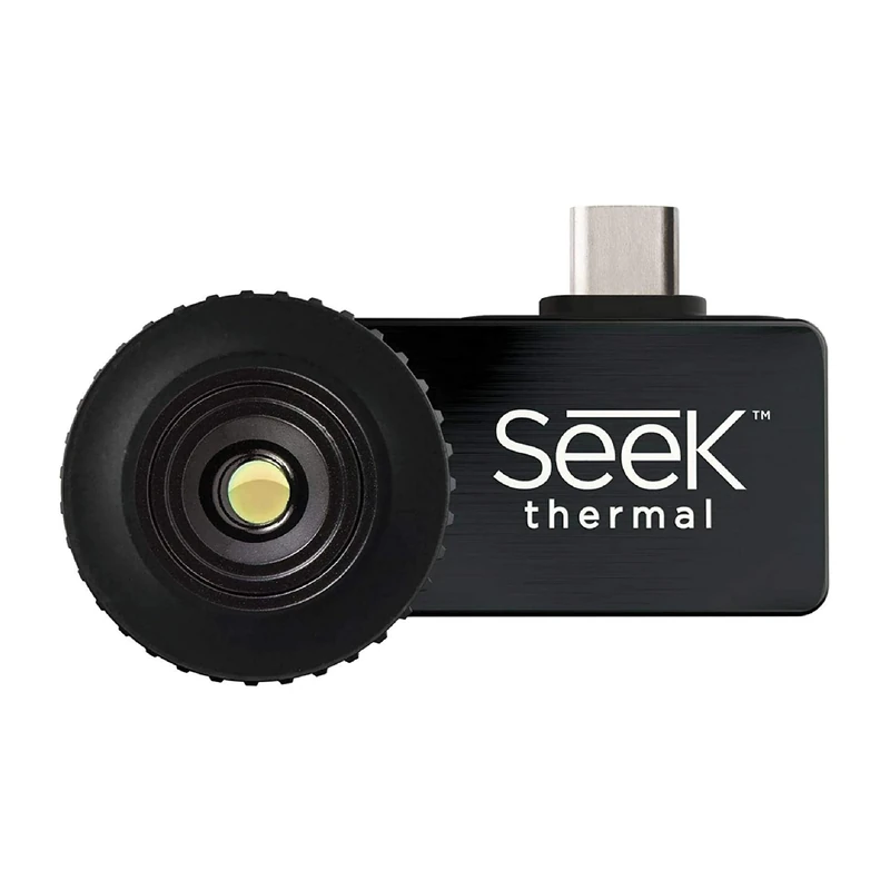 Seek Thermal LW-AAA Compact Thermal Imaging Camera for Andriod USB-C Phones, Black, 4.45 cm x 9.53 cm x 17.78 cm