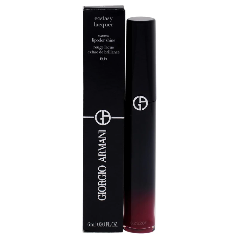 Giorgio Armani Ecstasy Lacquer Excess Lipcolor Shine - 604 Nightfall For Women 0.2 oz Lip Gloss