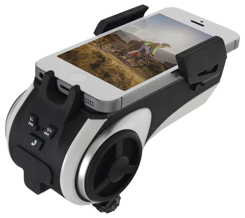 Fischer Smartphone Holder with Music Box and Power Bank for Bicycle and Leisure - Image 1