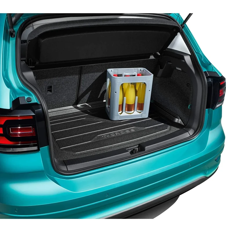Volkswagen 2GM061161 Boot Liner with T-Cross Lettering, Only for Variable Loading Floor, Top Position