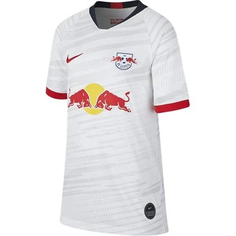 Nike Kids Rblz Y Nk BRT Stad JSY Ss HM Football T-Shirt - White/(University Red) (Full Sponsor), X-Small