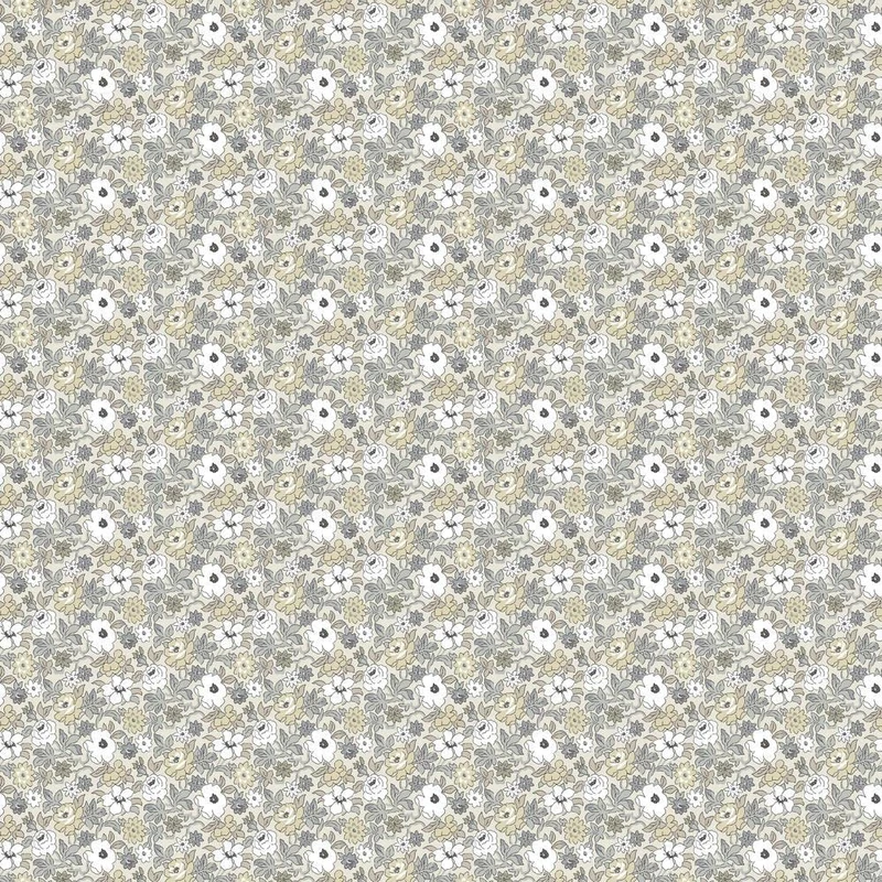 RoomMates RMK11316RL Floral Ditzy Vine RMK1131, Grey