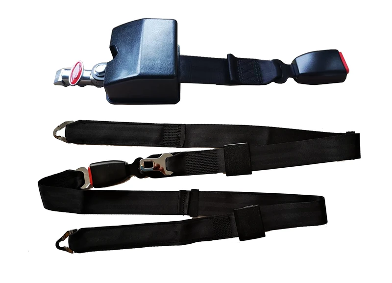 Bonberland Wheelchair Tie Down,Seat Belt,Wheelchair Harness,Occupant Belt Kit