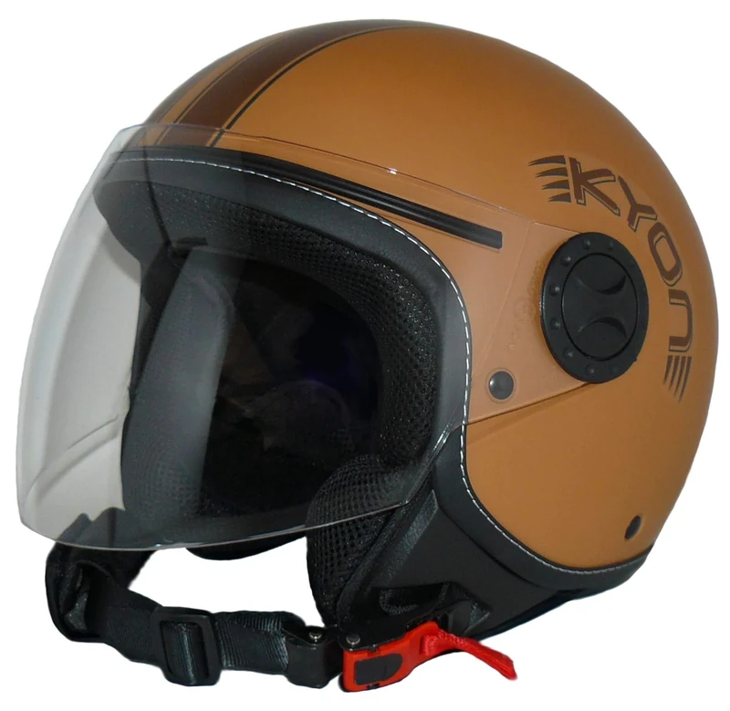 protectWEAR Open face helmet with long visor H710-BR-XL