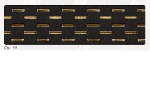 Berisfords Shimmer Stitch Ribbon, Graphite, 40mm - Image 1