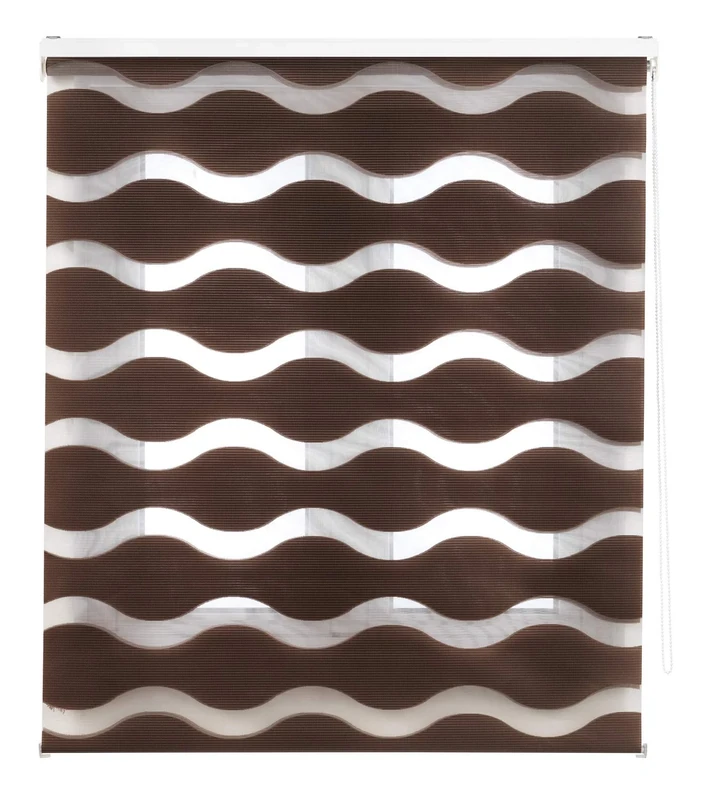 Blindecor Lira Roller Blinds, Brown, 160 x 180 cm, 63184510