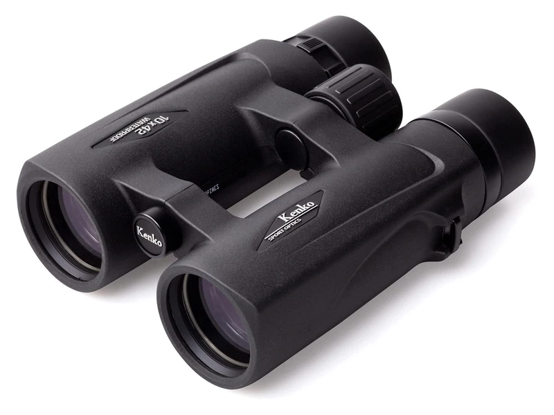 Kenko Binocular Ultraview EX OP 10x42 DH III, Roof Prism, Water Proof IPX7, for Outdoor, Concert, Sports Watching, Black, 001349 - Image 1