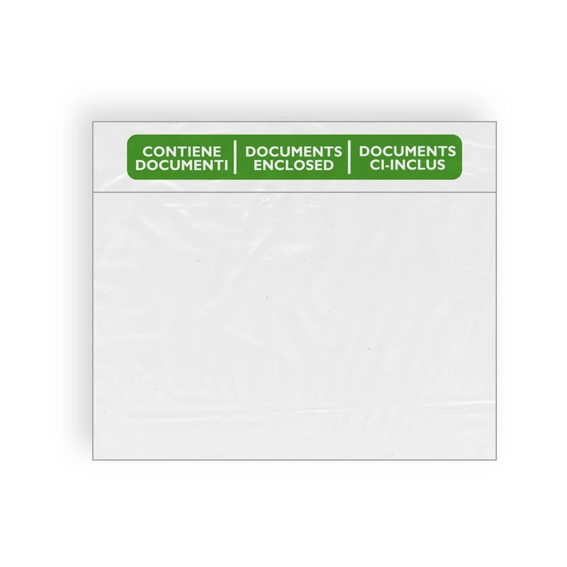 Favorit 1000 x Waterproof Adhesive Shipping Bags in Polypropylene, Type C5 Transparent, Pack of 1000