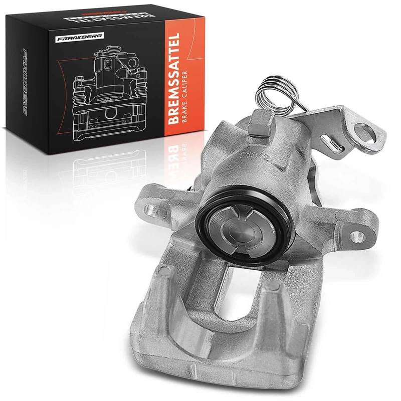 Frankberg Brake Caliper Disc Brake Rear Right Aluminium Compatible with C4 Coupe C4 I C4 II DS4 307 307 Break 307 CC 307 SW 308 CC 308 I 308 SW I Replace# 1607375780 - Image 1