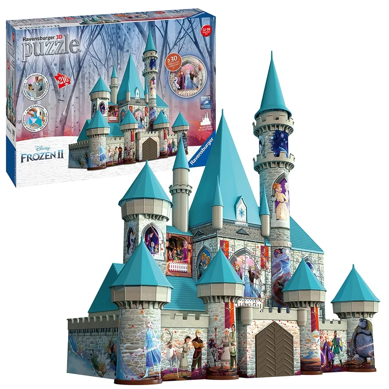 Ravensburger Disney Frozen 2 Castle 3D Jigsaw Puzzle Adults And Kids 12 Years Up - 216 Pieces - No Glue Required