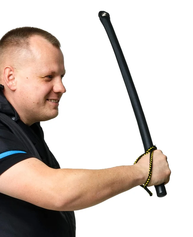 Dingo Gear Dog Training Stick For Obedience Training, Black Leather, Whip And Stick For Courage Test, Handmade S02622