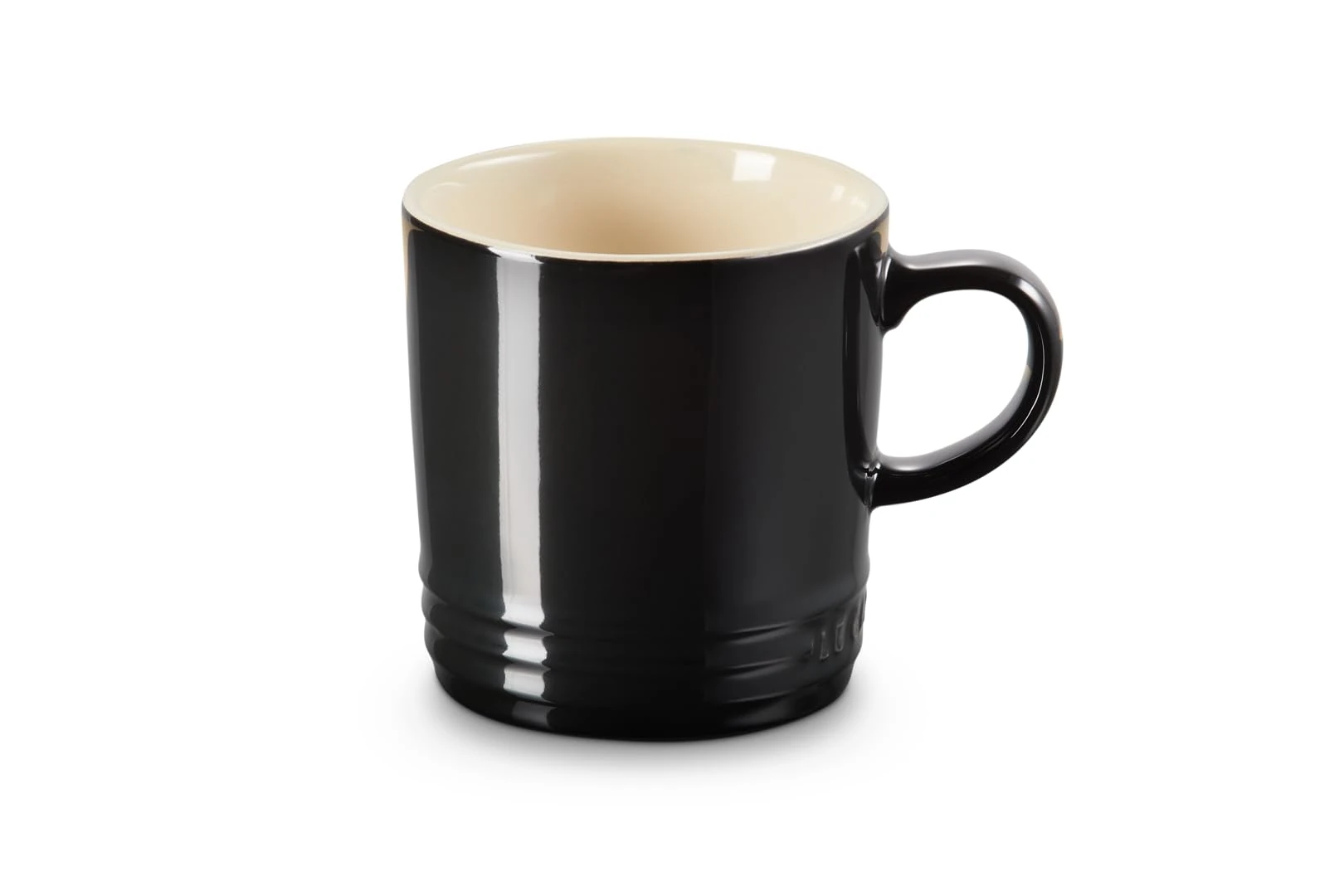 LE CREUSET Stoneware Coffee Mug, 350 ml, Black Onyx, 70302351400002