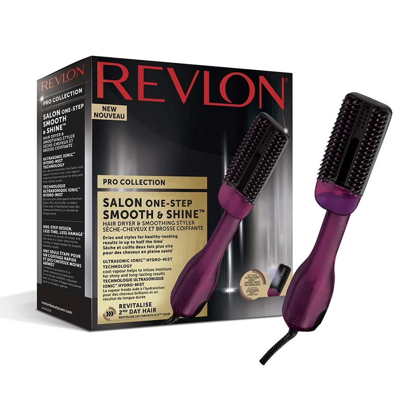 REVLON Revlon Pro Salon Collection Hairdryer & Styling Brush One-Step Smooth & Shine, Rvdr5232 Hair Dryer and Styling for Healthy Hair by Dividing Time in Two - Image 1