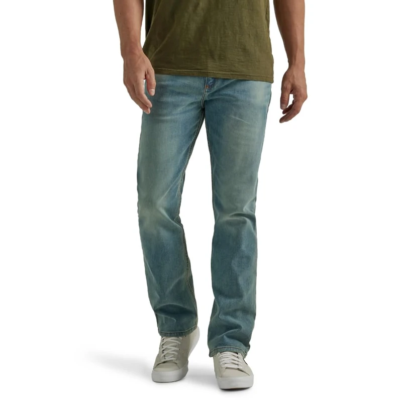 Wrangler Authentics Men's Slim Fit Straight Leg Jean, Belmonte, 42W x 30L - Image 1