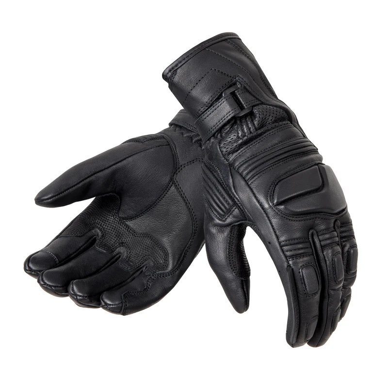 OZONE LEATHER GLOVES TOURING II BLACK S