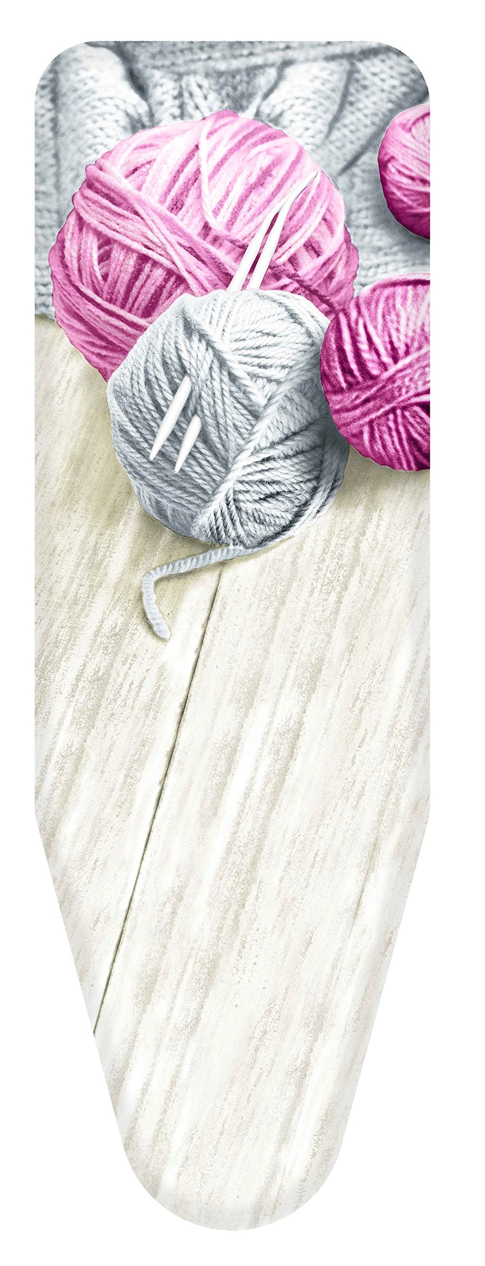 Colombo Ironing Cover 140 x 55 cm Pink Gomitoli Size XL, Cotton, Blue Balls, 140x55 cm