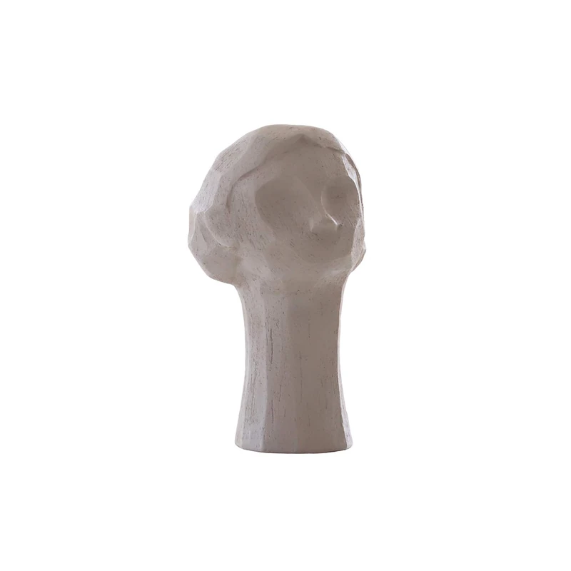 Cooee Design Sculpture, Concrete, Mud, L : 14, B: 14, H: 22,5 CM - Image 1