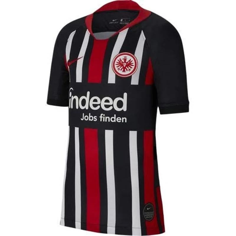 Nike Kids SGE Y Nk BRT Stad JSY Ss HM Football T-Shirt - Black/(University Red) (Full Sponsor), Small