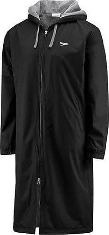 Speedo Unisex Team Parka with Name Embroidered, Black (001),XXXS - Image 1