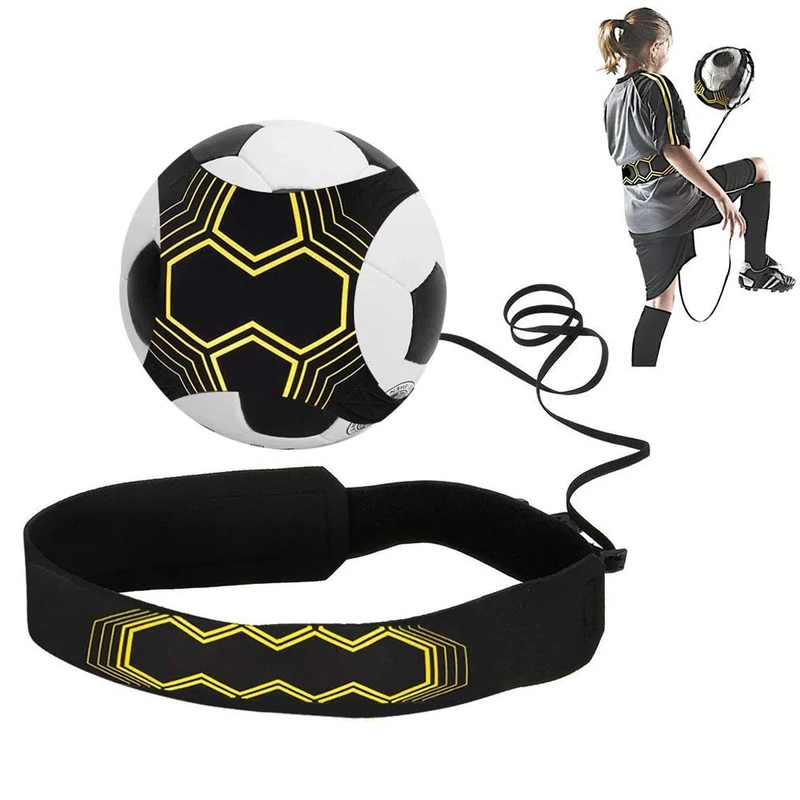 ONEVER Football Kick Trainer - Footballs Training Equipment, Soccer Solo Skill Practice Training Aid, Footballs Skills Improvement for Kids Adults Football Gifts for Boys, Ball Not Included - Image 1