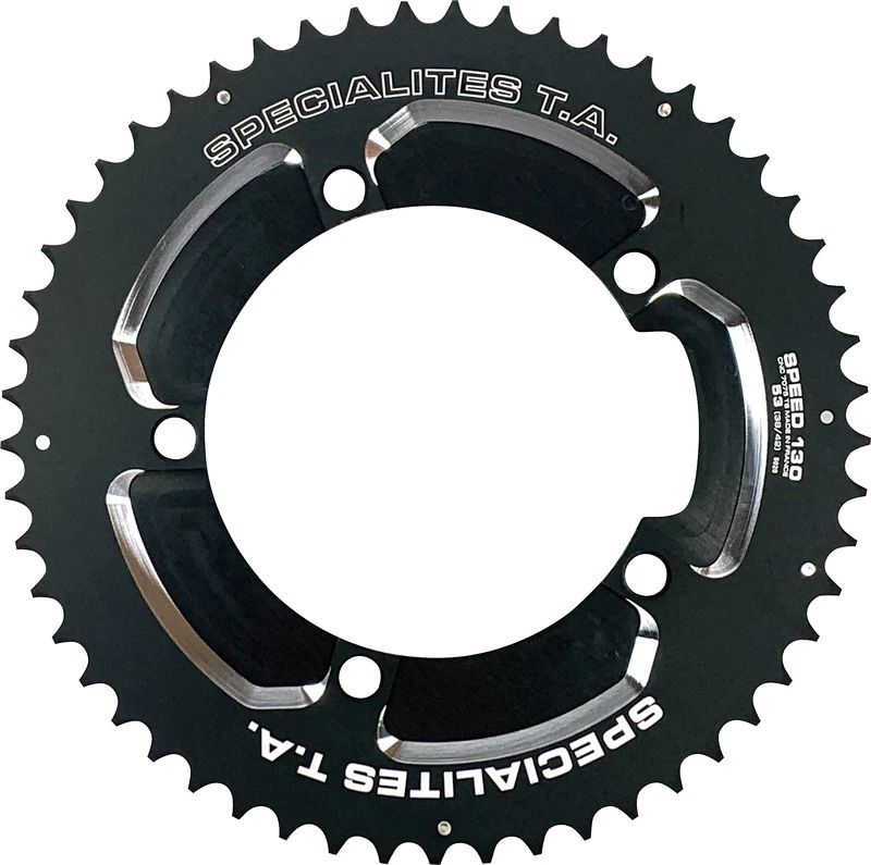 Spécialités TA Speed 2 130pcd 10/11 Speed Outer Chainring, 58t, Matt Black