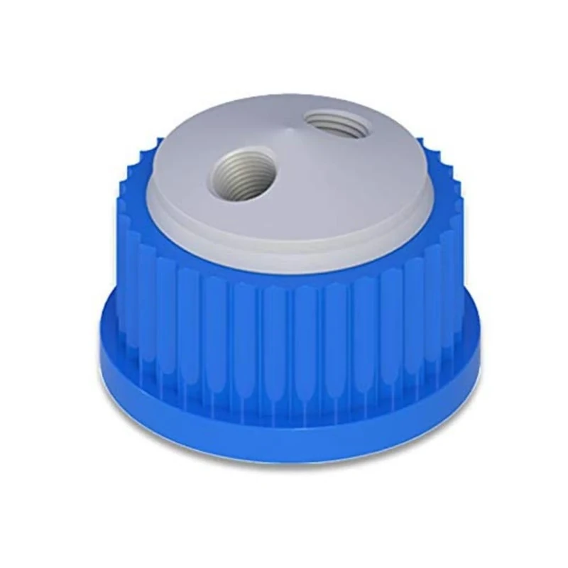 Spex VapLock Solvent Delivery Cap, three 1/4"-28 ports, GL25, 1/ea