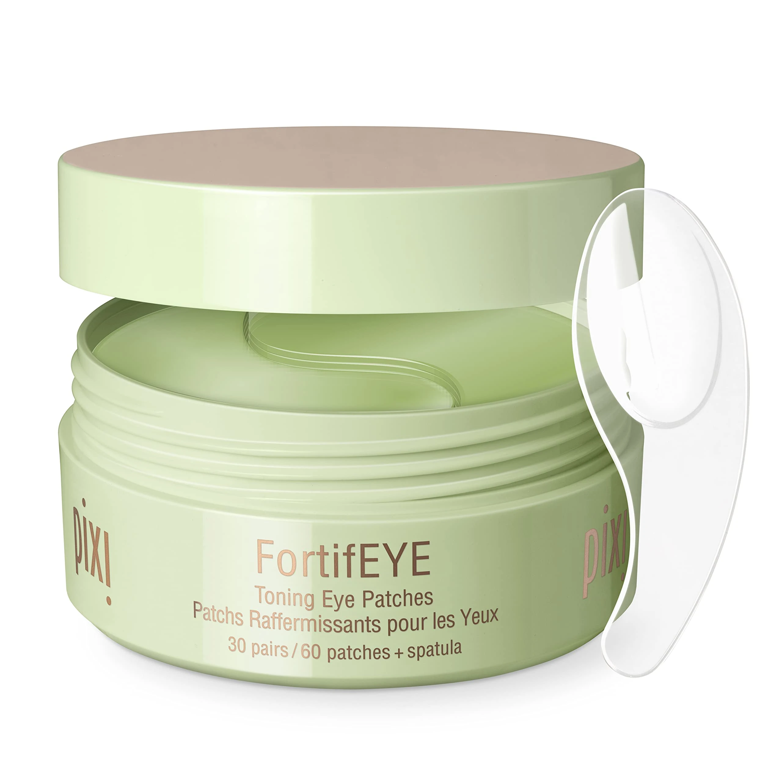 Pixi FortifEYE Firming Hydrogel Under-Eye Patches, Collagen Patches For Under Eyes, Energize & Tone Eye Area, 30 Pairs / 60 Patches