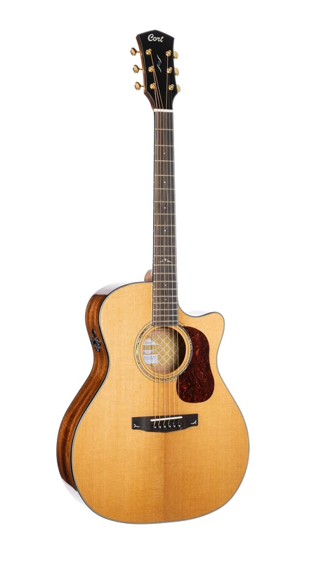 Cort Gold A6 Auditorium NAT Cutaway Electro Acoustic Guitar